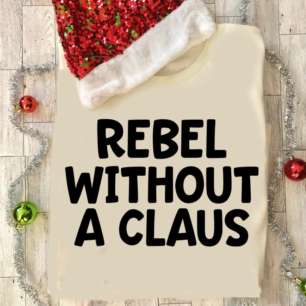 Custom made holiday tees with punny phrases, get it?